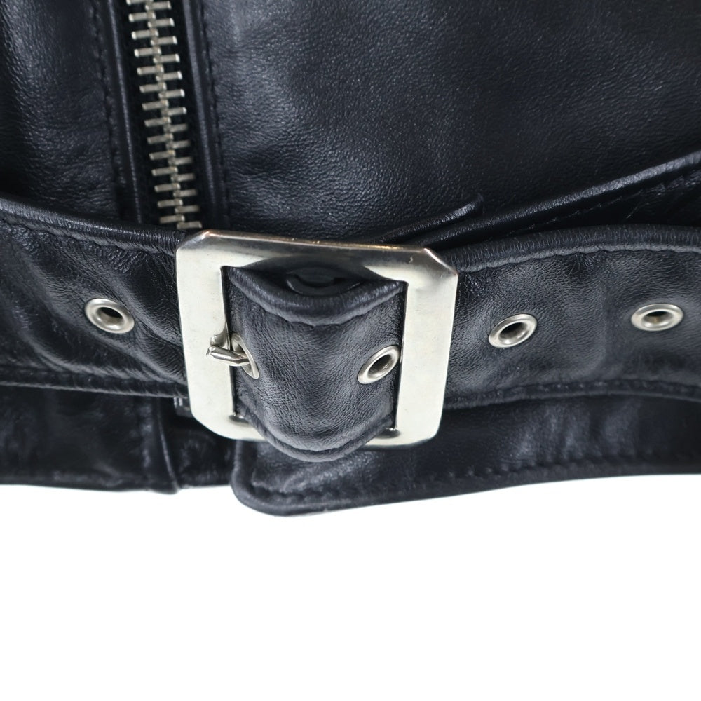 SCHOTT(ショット) 613UHT HORSEHIDE ONESTAR TALL ホースハイド ワンスター ダブルライダース レザージャケット ブラック 7416