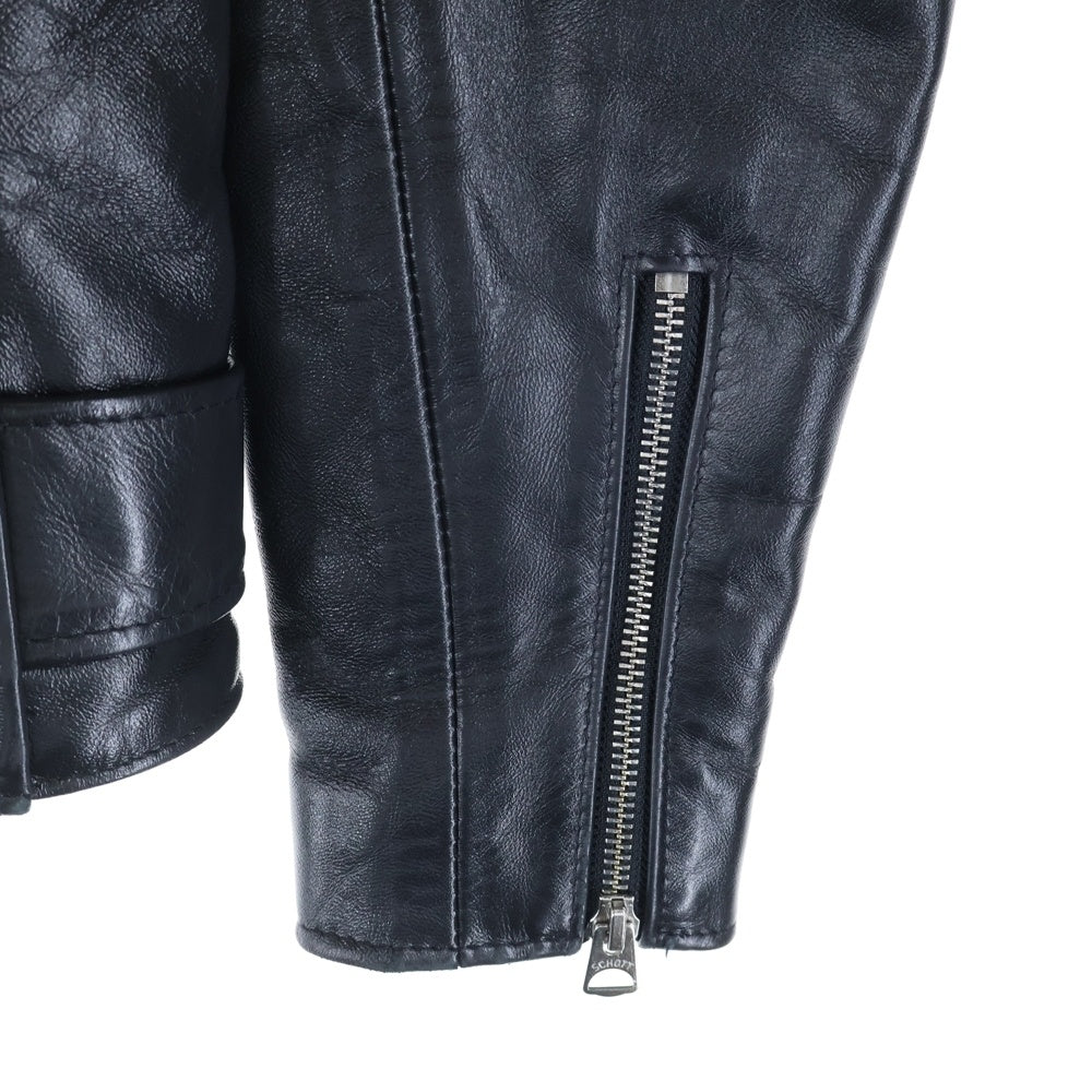 SCHOTT(ショット) 613UHT HORSEHIDE ONESTAR TALL ホースハイド ワンスター ダブルライダース レザージャケット ブラック 7416