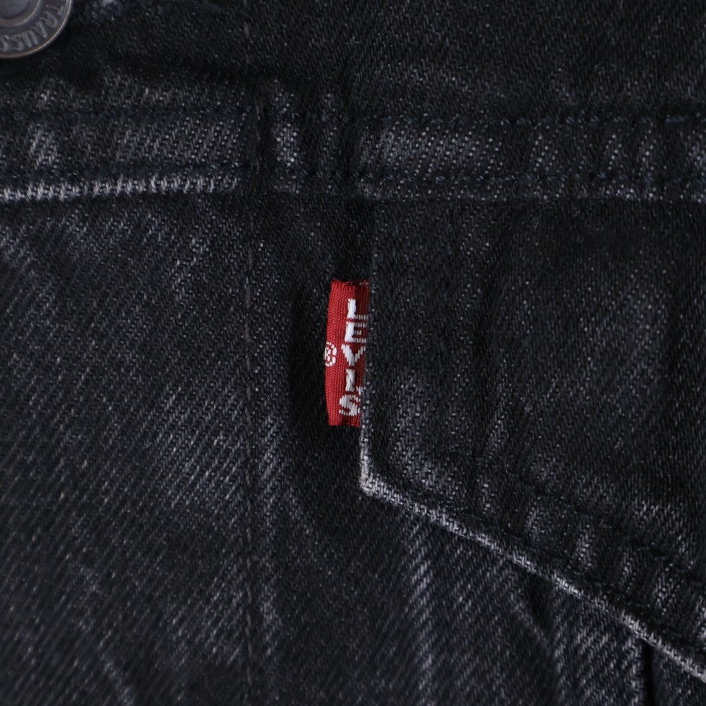 Levi's premium(リーバイスプレミアム) RELAXED FIT リラックス フィット オーバーサイズ デニム トラッカー ジャケット ブラック PC9-A5782-0000