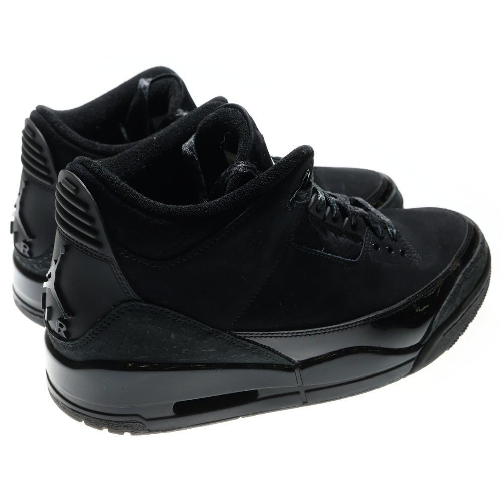 NIKE(ナイキ) AIR JORDAN 3 RETRO BLACK CAT エアジョーダン3 レトロ ブラックキャット ハイカットスニーカー ブラック US9.5/27.5cm CT8532-001