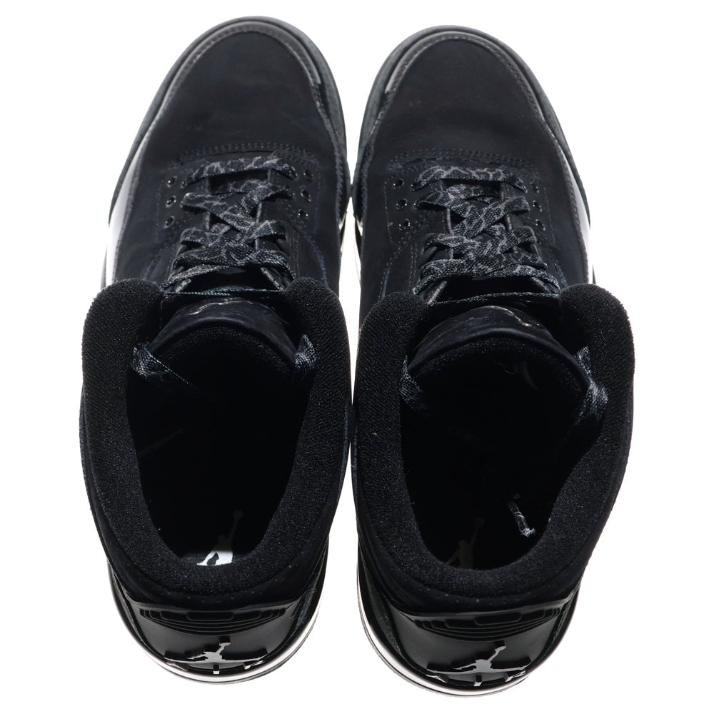 NIKE(ナイキ) AIR JORDAN 3 RETRO BLACK CAT エアジョーダン3 レトロ ブラックキャット ハイカットスニーカー ブラック US9.5/27.5cm CT8532-001