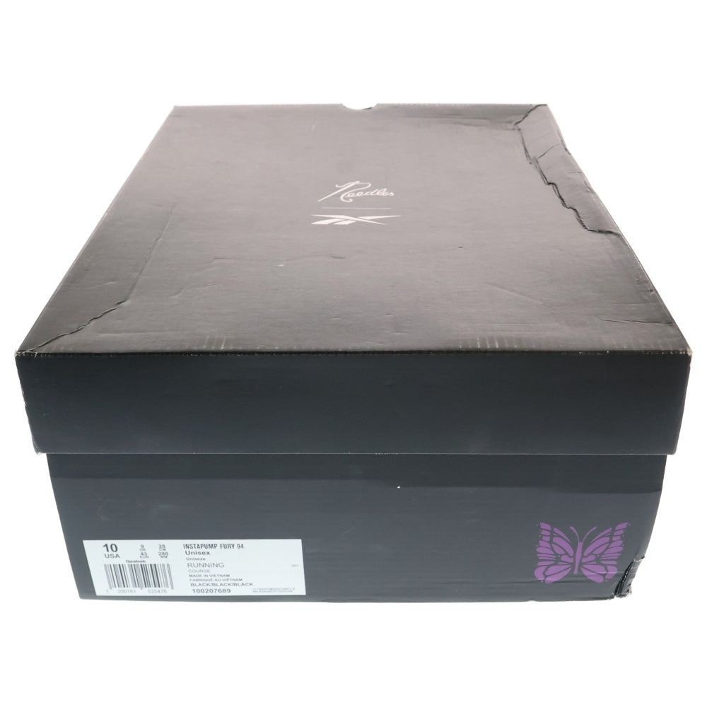 Reebok(リーボック) ×Needles INSTAPUMP FURY ニードルス インスタ ポンプ フューリー ローカットスニーカーブラック US10/28cm 100207689