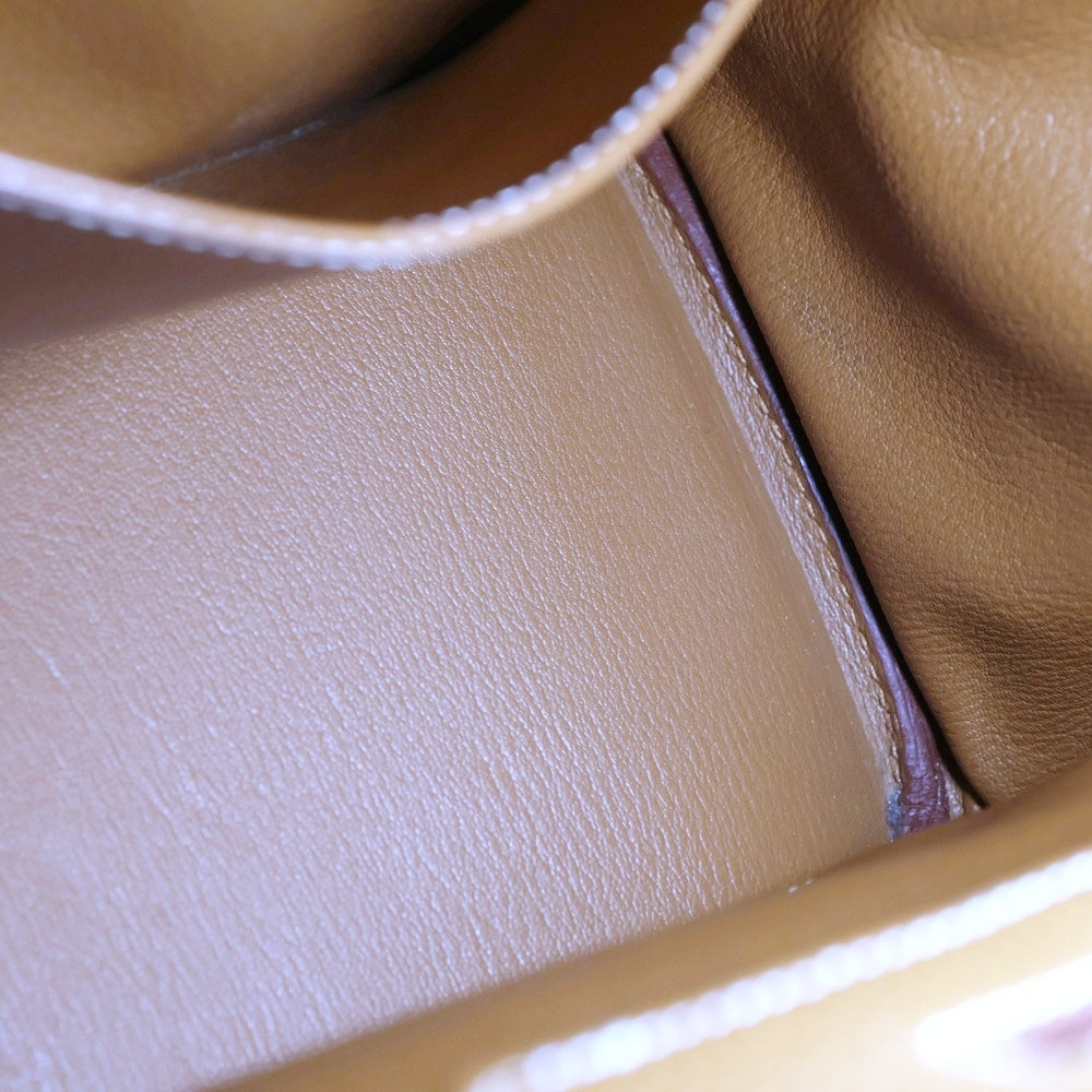 HERMES(エルメス) バーキン 30 トゴ ゴールド レザー ハンドバッグ ブラウン □O刻印 ブラウン シルバー金具