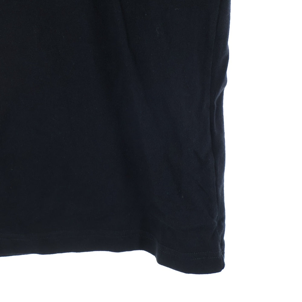 BALENCIAGA(バレンシアガ) 23SS ×adidas アディダス 3ストライプ ロゴプリント 半袖Tシャツ カットソー ブラック 739101 TNVA6