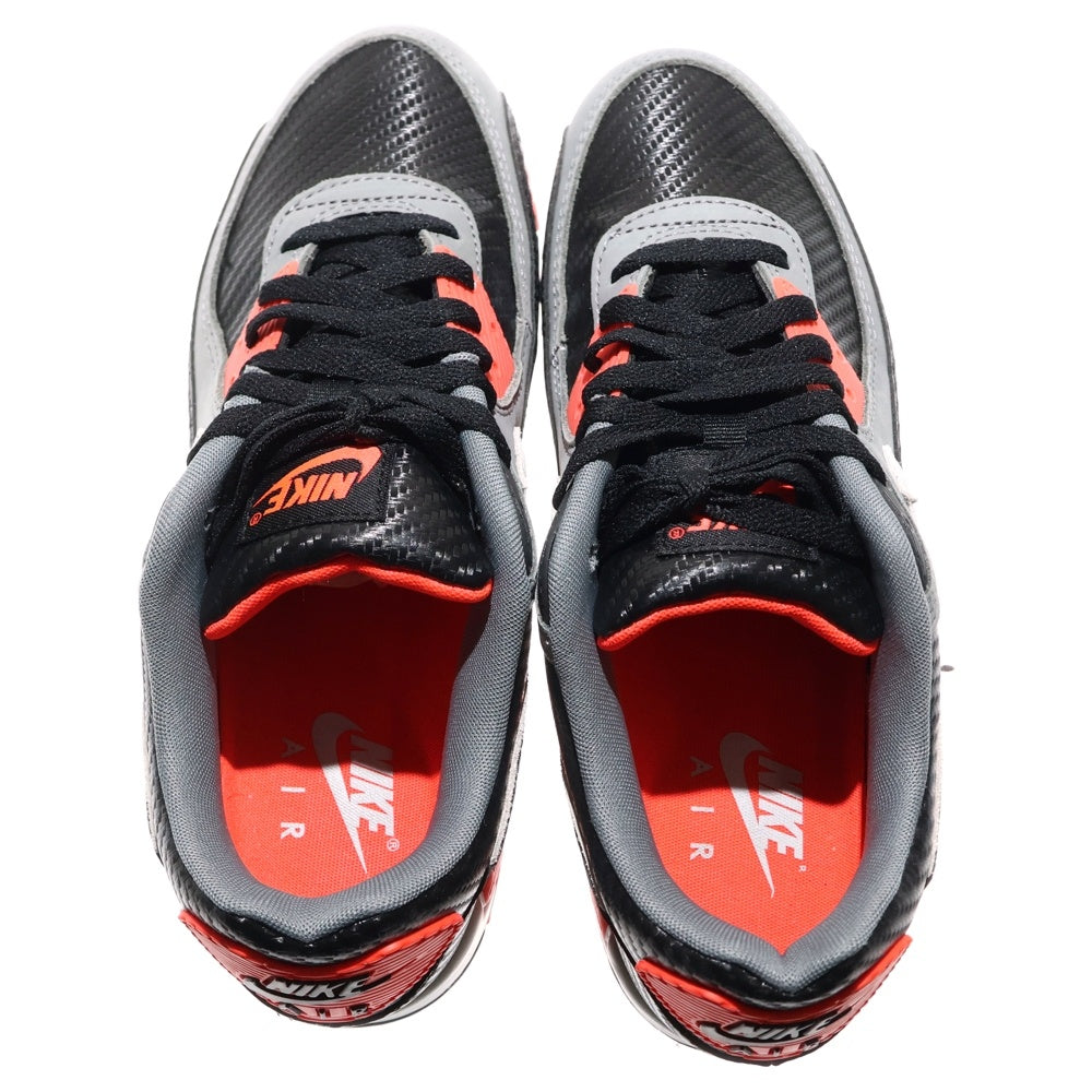 NIKE(ナイキ) AIR NMAX 90 PRM エアマックス ローカットスニーカー ブラック/オレンジ US8.5/26.5cm HM9432-001