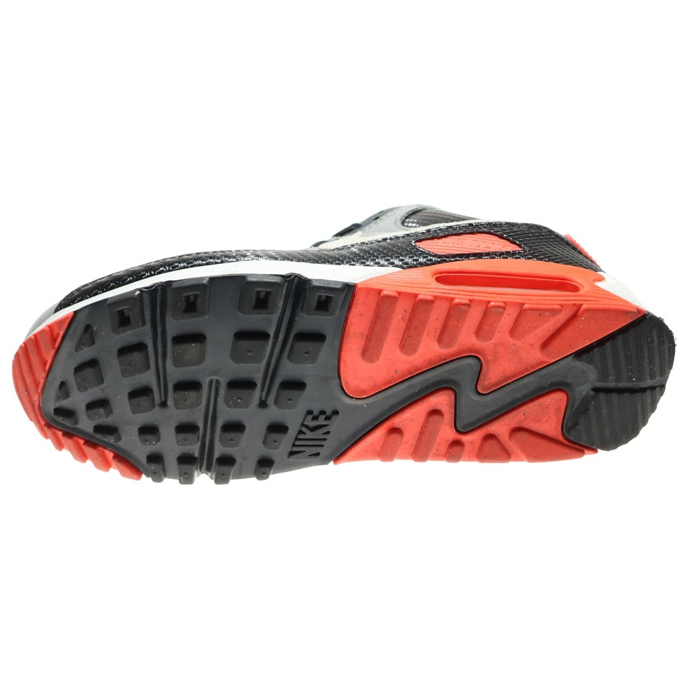 NIKE(ナイキ) AIR NMAX 90 PRM エアマックス ローカットスニーカー ブラック/オレンジ US8.5/26.5cm HM9432-001