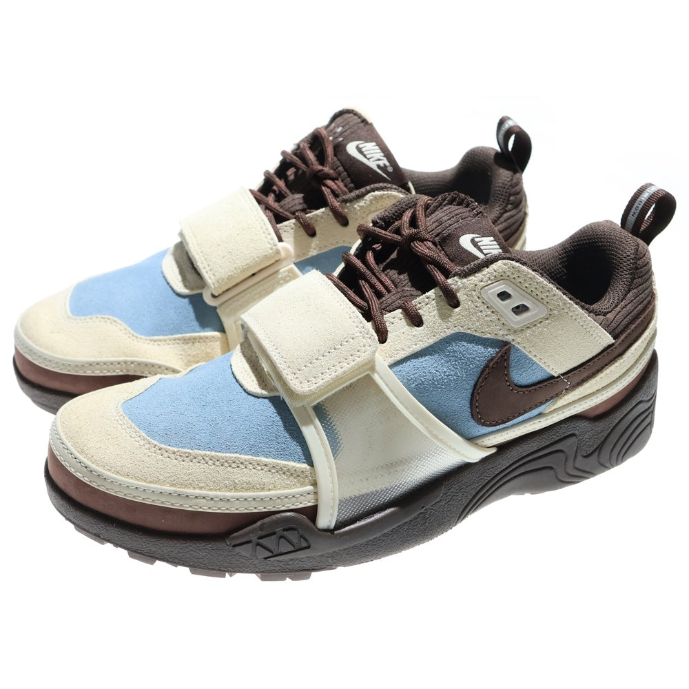 NIKE(ナイキ) ×TRAVIS SCOTT ZOOM FIELD JAXX トラヴィススコット ズーム フィールド ジャックス ローカットスニーカー ブラウン/ブルー US8.5/26.5cm HQ3072-400