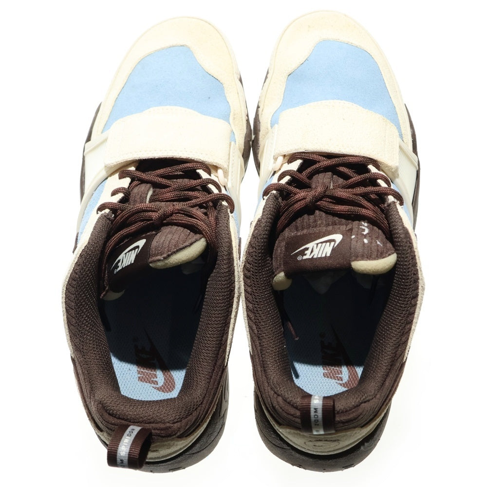 NIKE(ナイキ) ×TRAVIS SCOTT ZOOM FIELD JAXX トラヴィススコット ズーム フィールド ジャックス ローカットスニーカー ブラウン/ブルー US8.5/26.5cm HQ3072-400