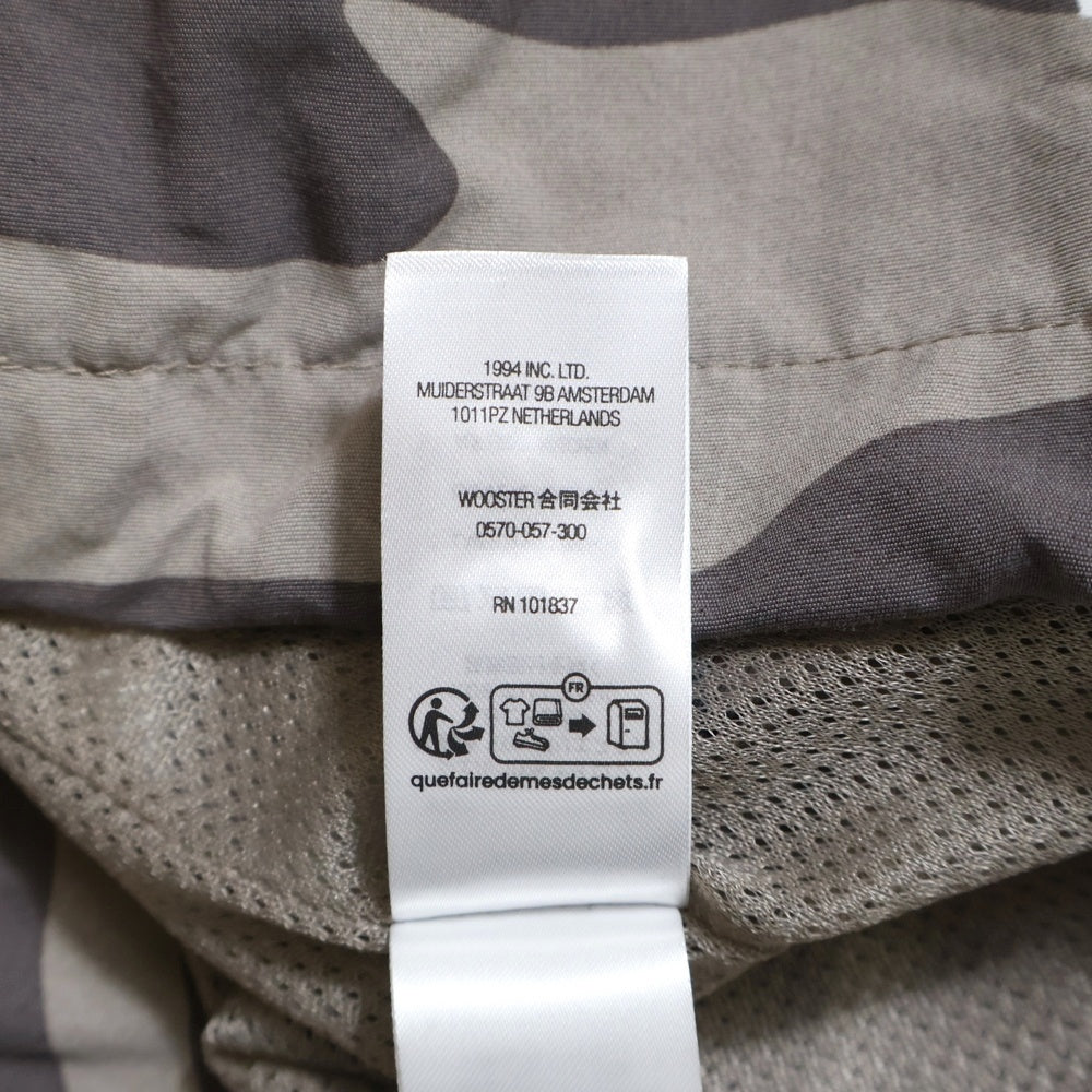 SUPREME(シュプリーム) 25SS Contrast Zip Track Jacket コントラスト フロントロゴ ジップアップ ナイロンジャケット カモ柄 ホワイト/グレー