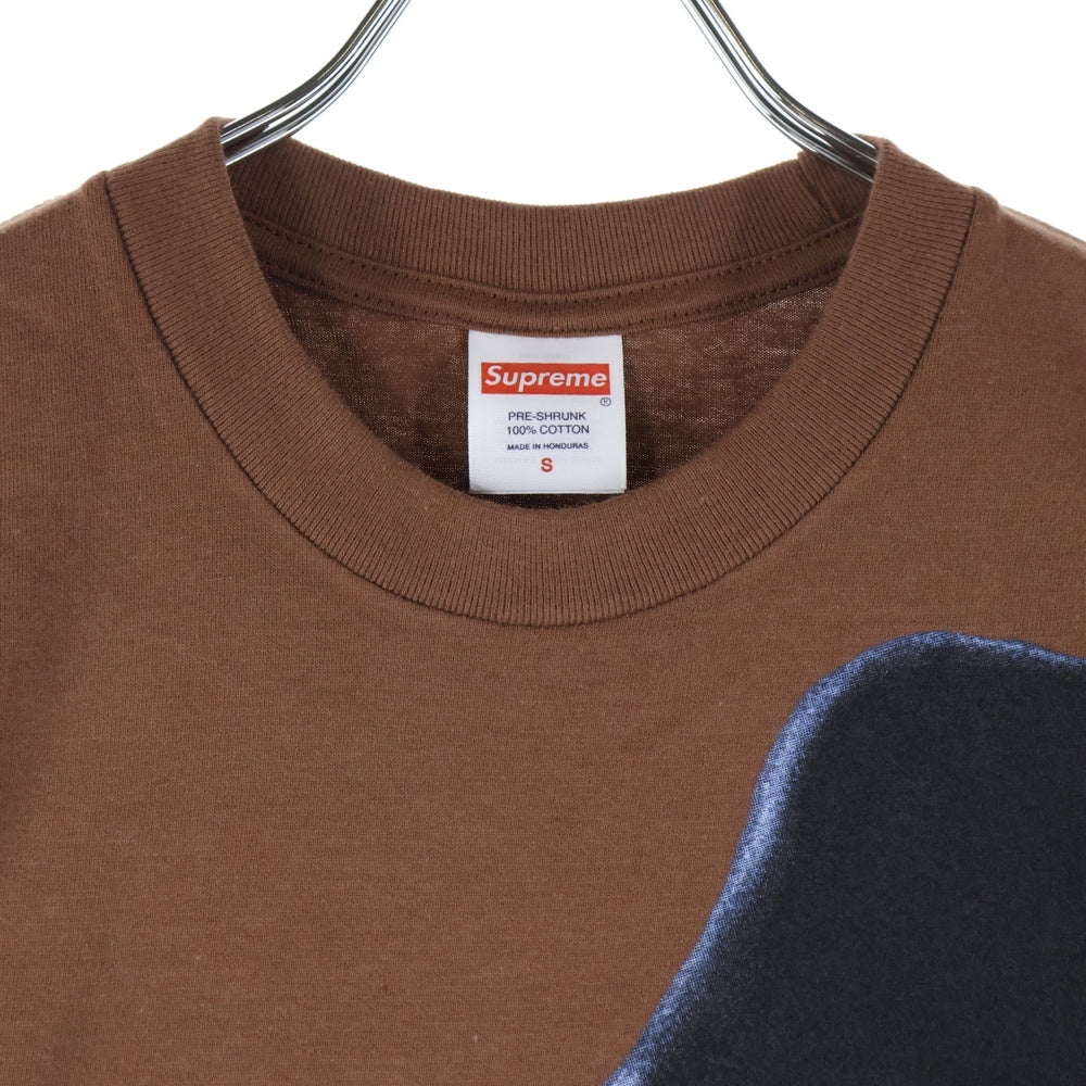 SUPREME(シュプリーム) 25AW Snowman Tee スノーマンプリント クルーネック半袖Tシャツ カットソー ブラウン