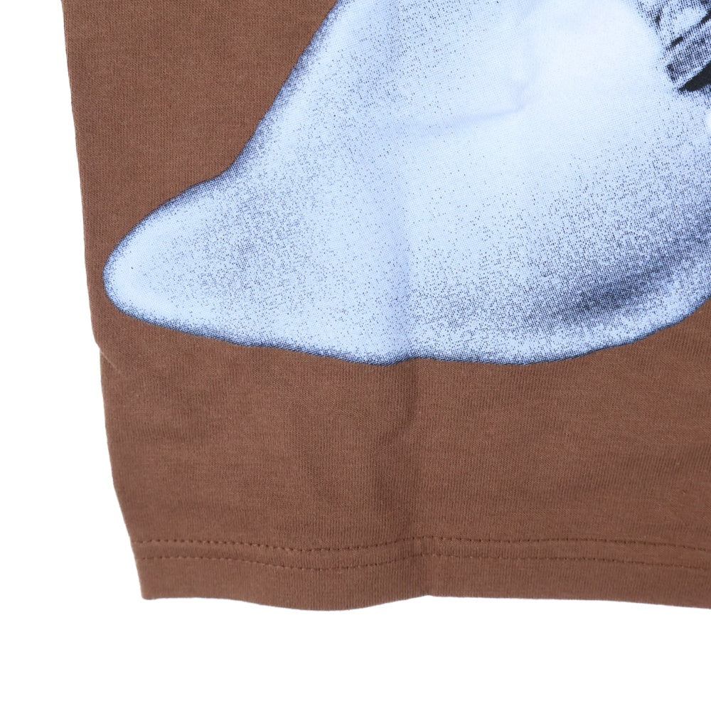 SUPREME(シュプリーム) 25AW Snowman Tee スノーマンプリント クルーネック半袖Tシャツ カットソー ブラウン