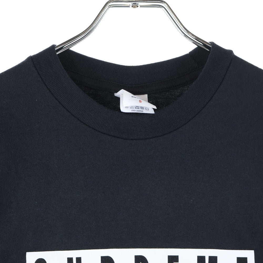 SUPREME(シュプリーム) 25AW Split tee スプリットロゴ クルーネック半袖Tシャツ カットソー ブラック