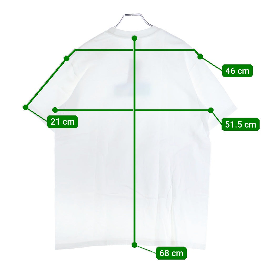 SUPREME(シュプリーム) 21SS×Emilio Pucci Box Logo Tee エミリオプッチ ボックスロゴプリント クルーネック半袖Tシャツ カットソー ホワイト