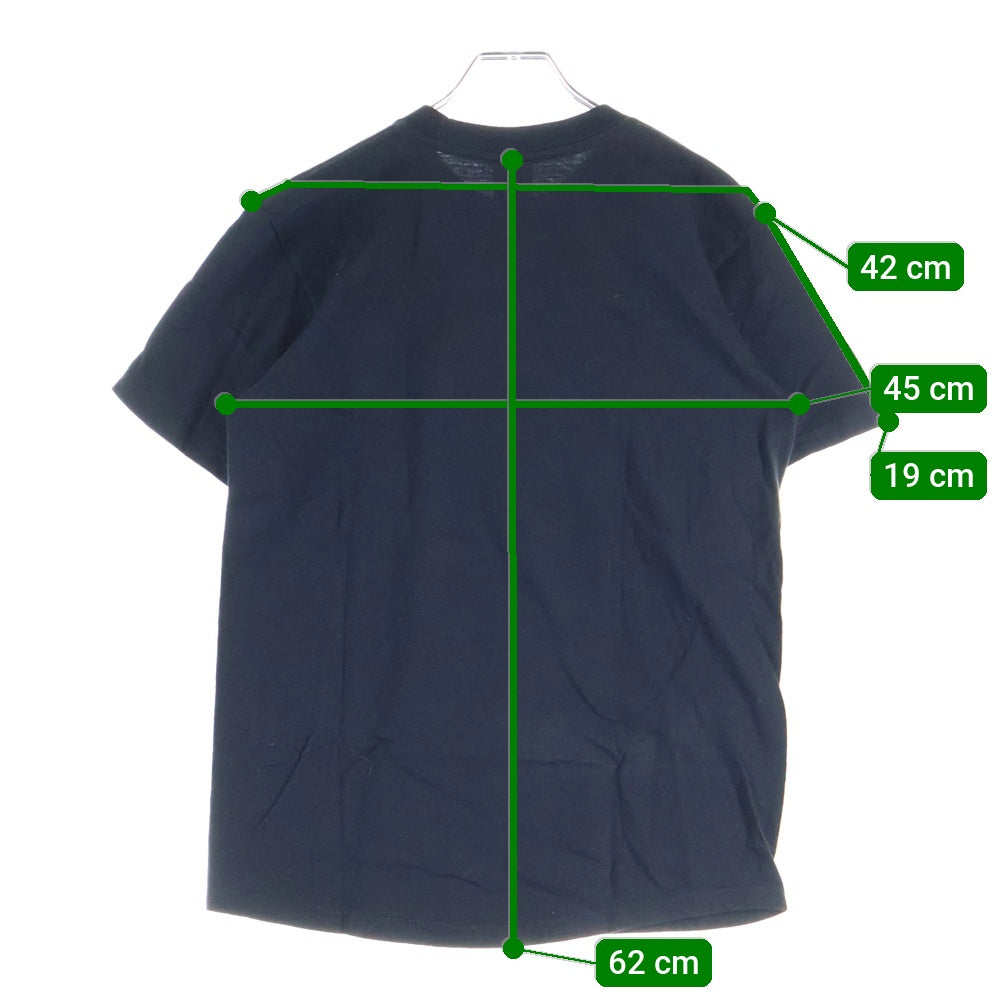 SUPREME(シュプリーム) 22SS ×Burberry Box Logo Tee バーバリー ボックスロゴ クルーネック半袖Tシャツ カットソー ブラック