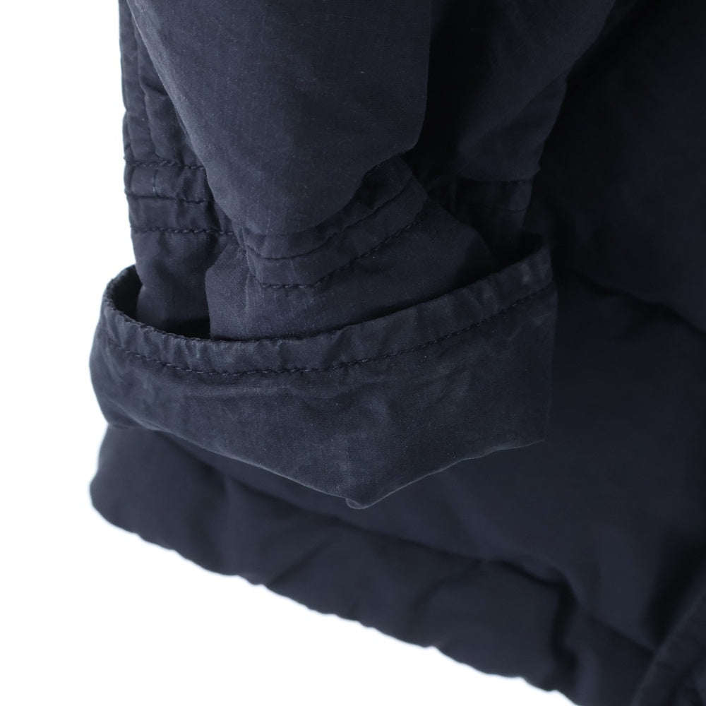 STONE ISLAND(ストーンアイランド) 13AW COTTON NYLON RIPSTOP DOWN JACKET コットンナイロン リップストップ 中綿ダウンジャケット ブラック 591542028