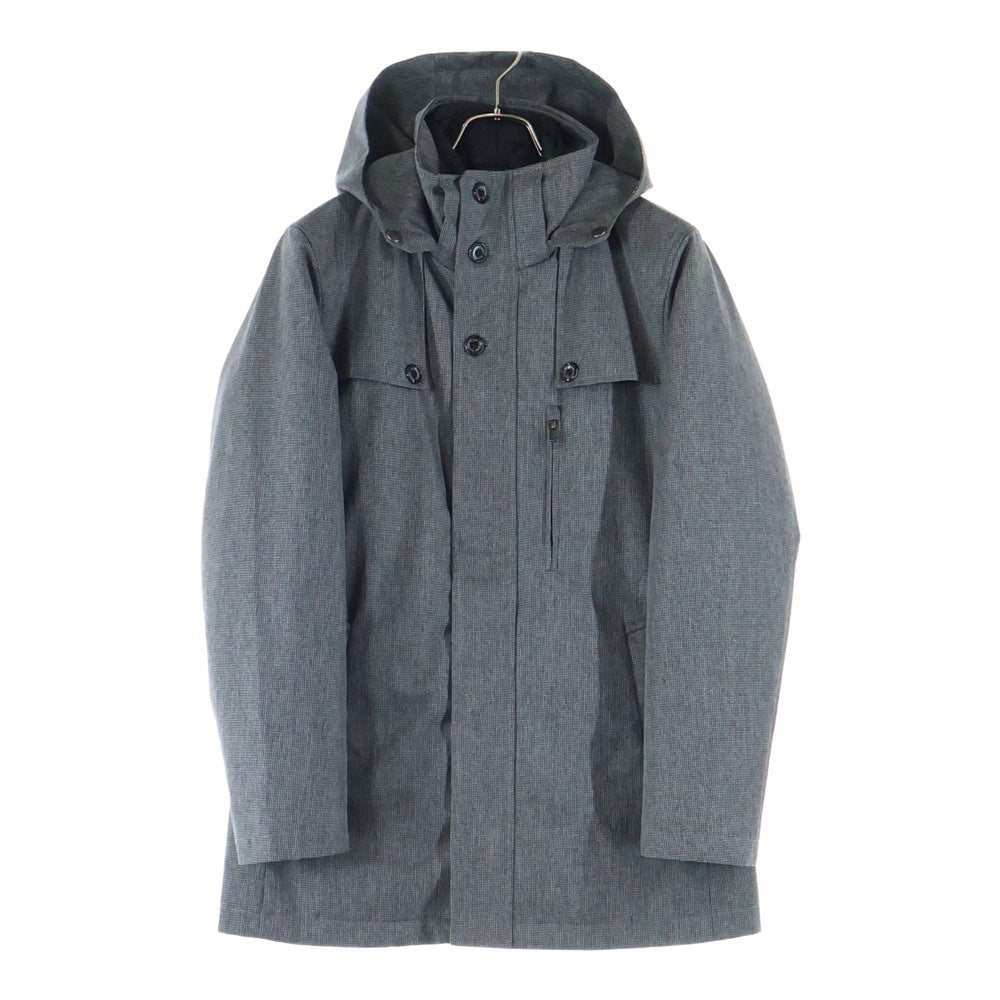 MICHEL KLEIN(ミッシェルクラン) マルチポケット ジップアップ 中綿ダウンジャケット グレー MINUAA-20600