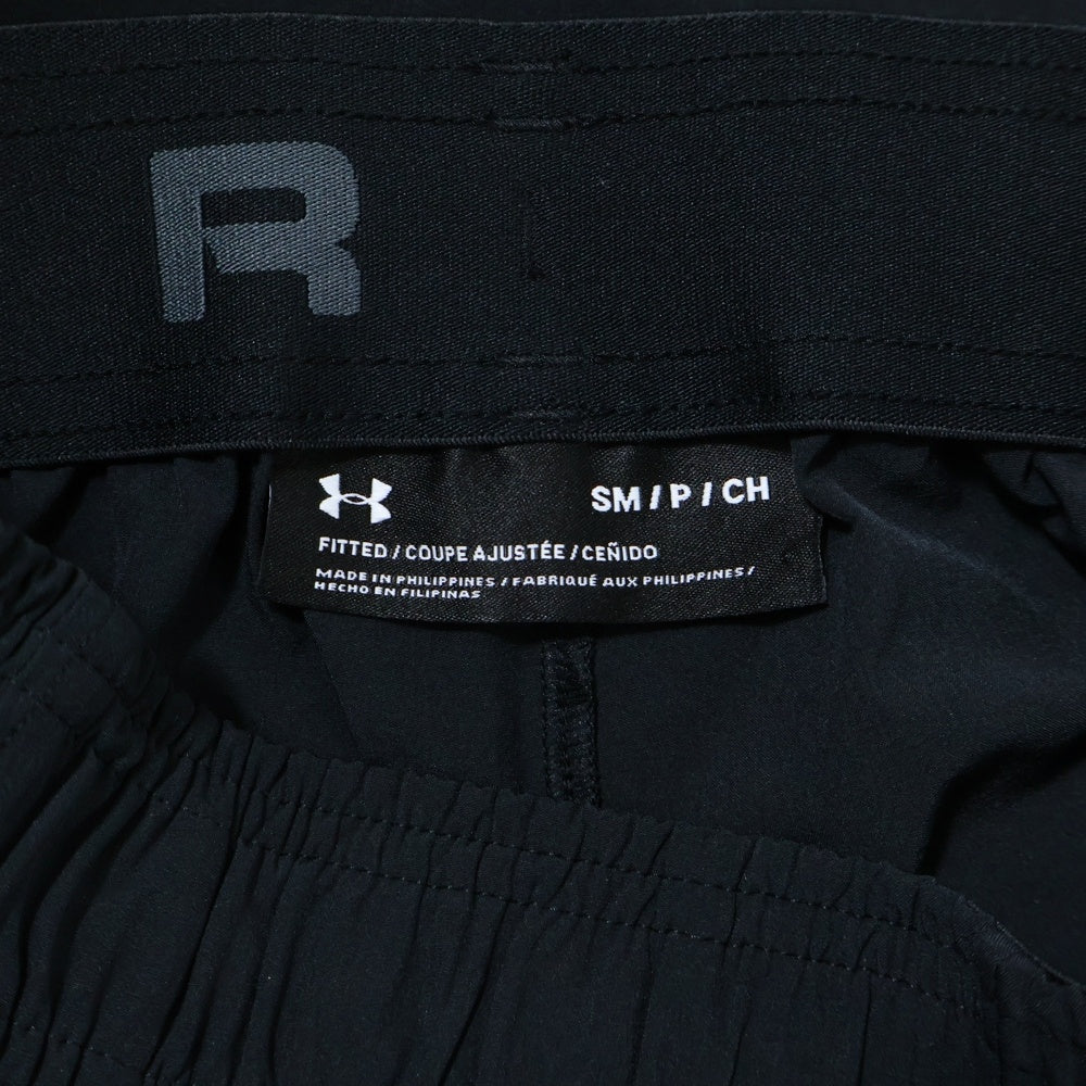 UNDER ARMOUR(アンダーアーマー) 21AW サイドロゴ ポリエステル ジョガーパンツ ブラック 1352029