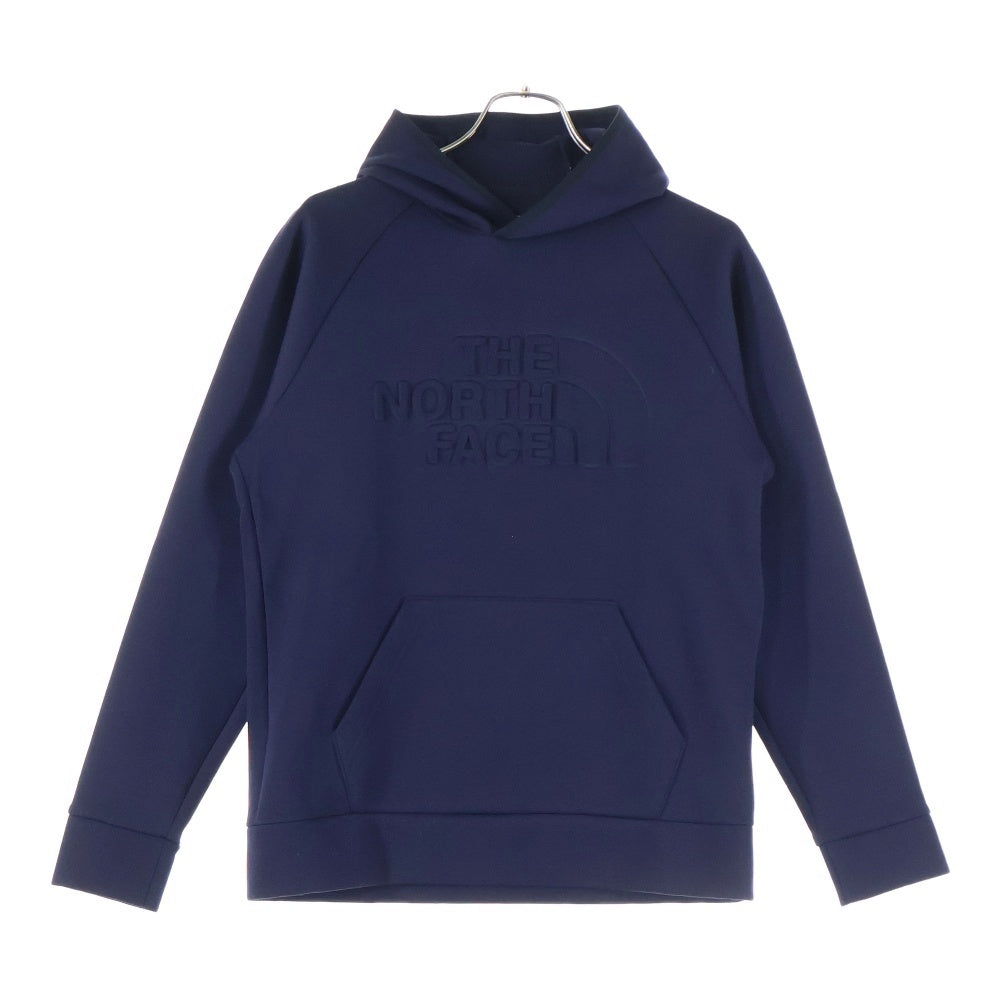 THE NORTH FACE(ザノースフェイス) TECH AIR AWEAT テックエアー エンボスロゴ ストレッチ プルオーバーパーカー スウェットフーディ ブラック NT12085