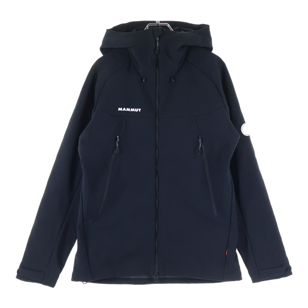 MAMMUT(マムート) WINTERFIELD SO HOODED JACKET ウィンターフィールド ソフトシェル フーデッドジャケット ブラック 1011-01970
