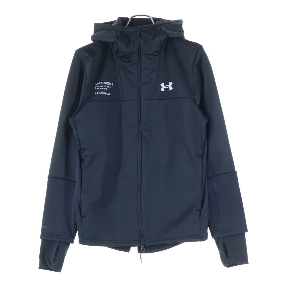 UNDER ARMOUR(アンダーアーマー) 21AW フロントロゴ ナイロン ジップアップジャケット ブラック 1368881