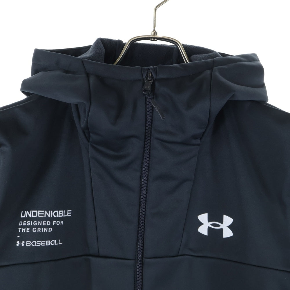 UNDER ARMOUR(アンダーアーマー) 21AW フロントロゴ ナイロン ジップアップジャケット ブラック 1368881