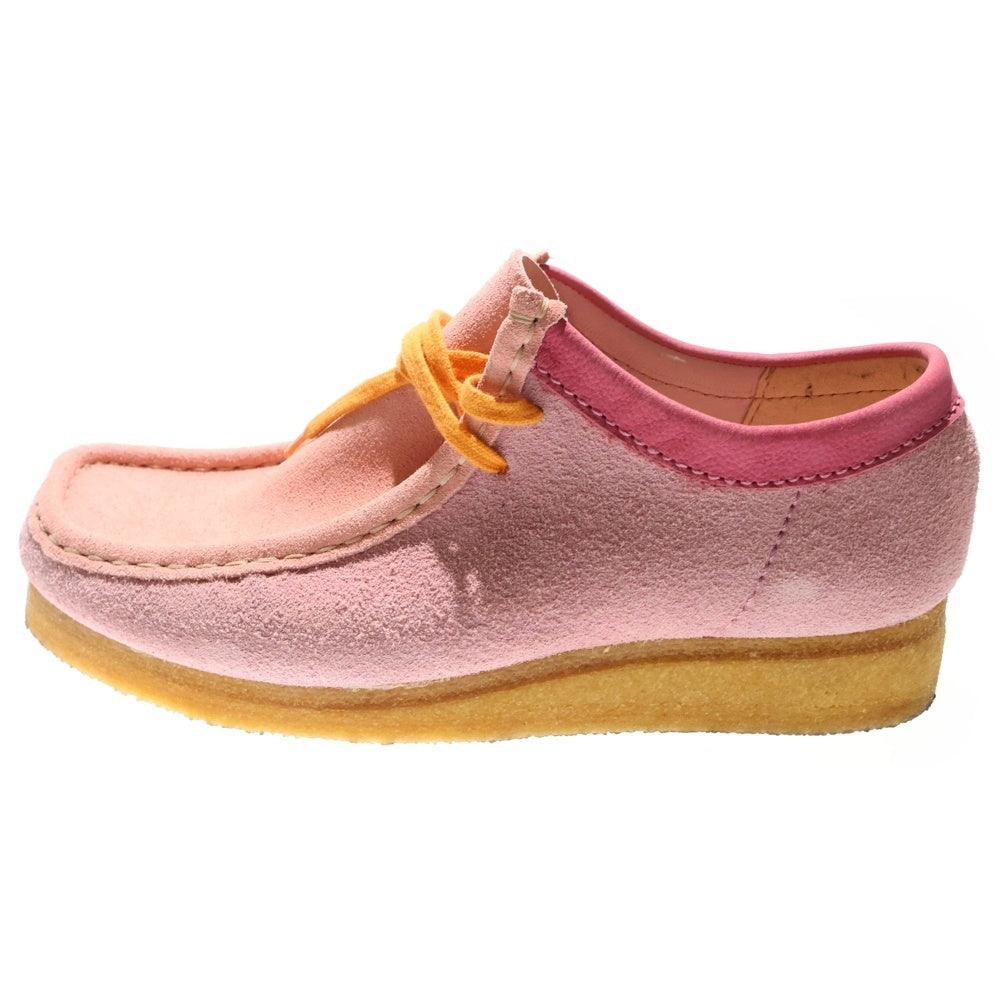 Clarks(クラークス) ×Levi's Wallabee リーバイス ワラビー スエード モカシン シューズ ピンク 26160322