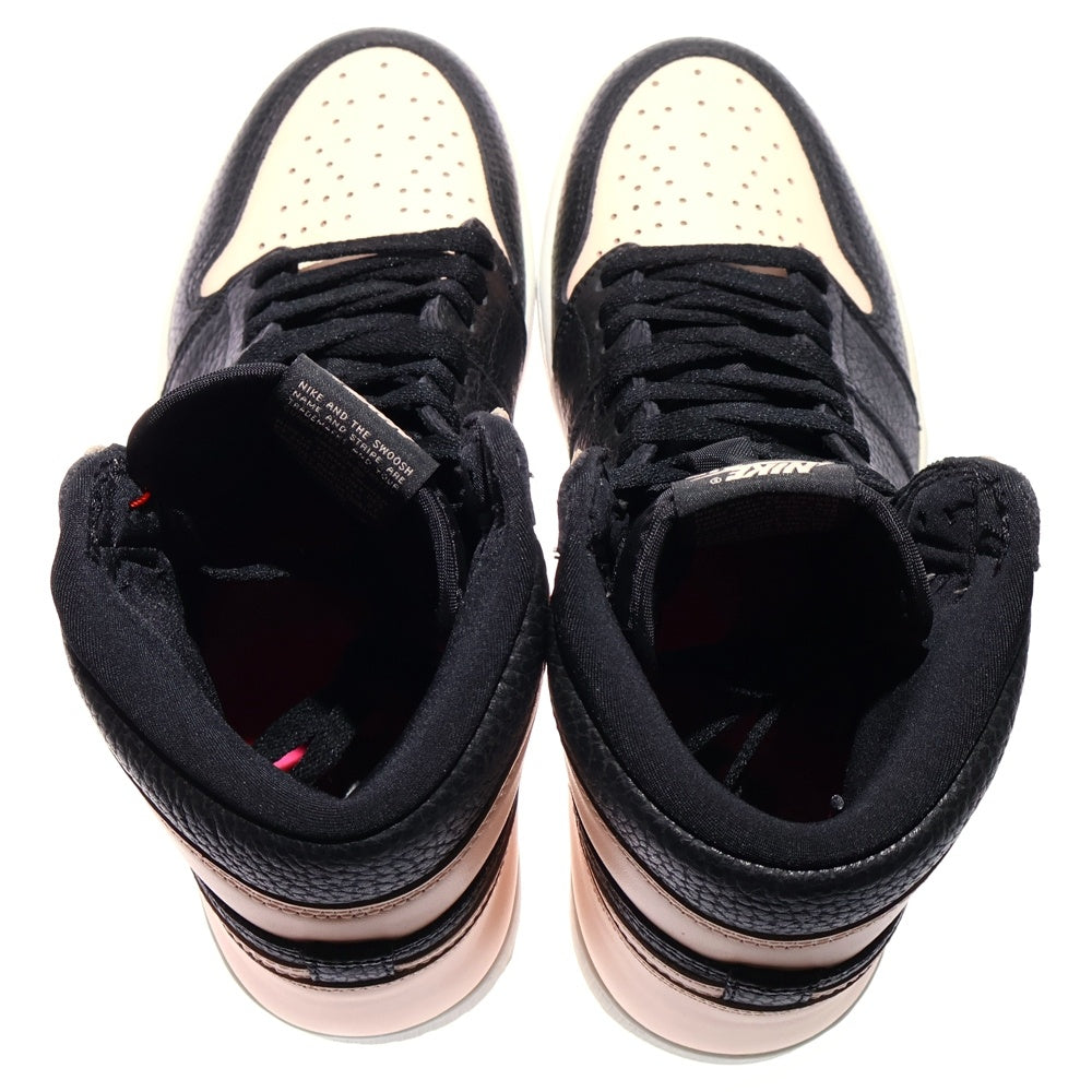 NIKE(ナイキ) AIR JORDAN 1 RETRO HIGH CRIMSON TINT エアジョーダン1 レトロ クリムゾンティント ハイカットスニーカー ブラック/ピンク US9/27cm 555088-081