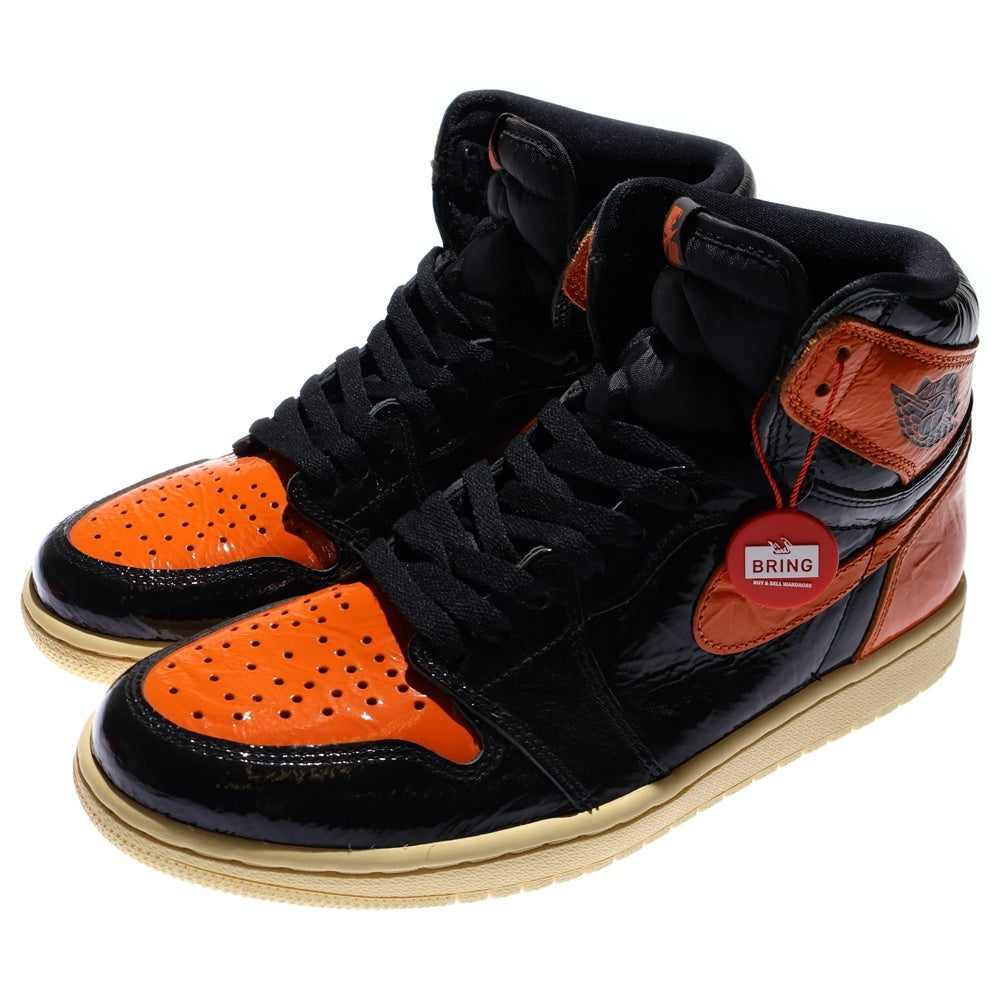 NIKE(ナイキ) AIR JORDAN 1 RETRO HIGH OG SHATTERED BACKBOARD 3.0 エアジョーダン1 レトロ シャッタードバックボード3.0 ハイカットスニーカー US9/27cm 555088-028