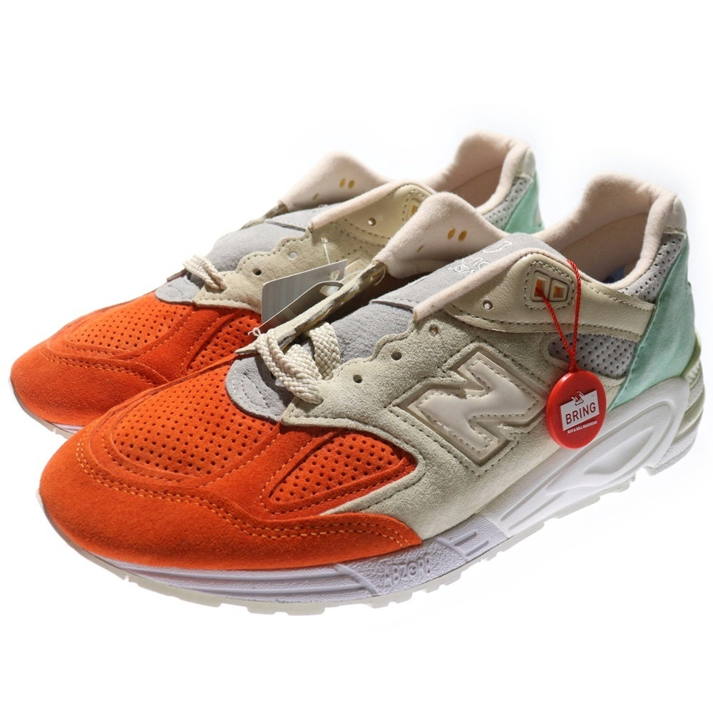 New Balance(ニューバランス) ×KITH M990KV2 Cycladesキス キクラデス スエード ローカットスニーカー ベージュ US9.5/27.5cm