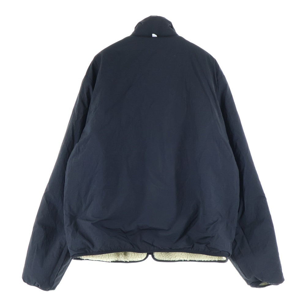 STUSSY(ステューシー) 8 BALL SHERPA JACKET 8 ボール シェルパ リバーシブル フリース ジャケット ホワイト/ブラック