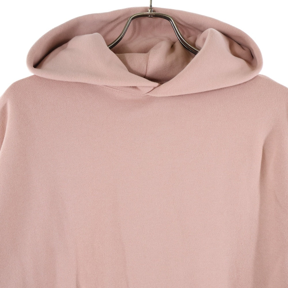 FEAR OF GOD ESSENTIALS(フィアオブゴッド エッセンシャルズ) バックロゴプリント スウェット プルオーバーパーカー ピンク