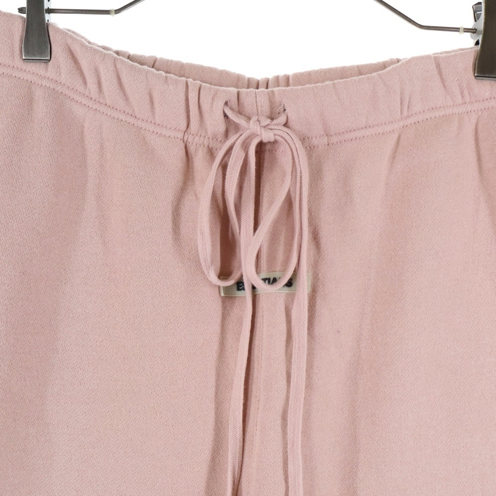 FEAR OF GOD ESSENTIALS(フィアオブゴッド エッセンシャルズ) フロントラバーロゴ スウェット ジョガー ロングパンツ ピンク