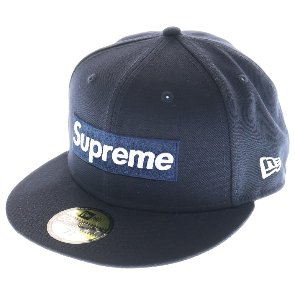 SUPREME(シュプリーム) 24SS ×NEW ERA ×MLB Teams Box Logo チームボックスロゴ ベースボールキャップ 帽子 ネイビー