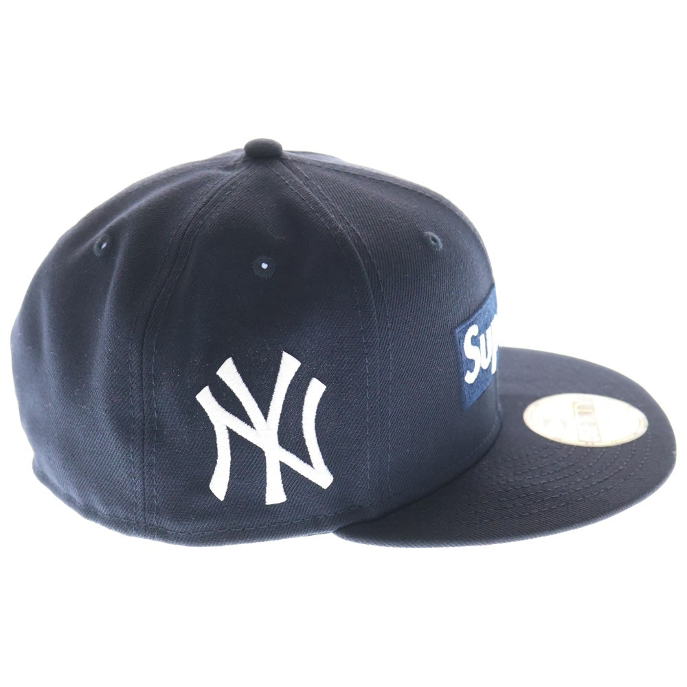 SUPREME(シュプリーム) 24SS ×NEW ERA ×MLB Teams Box Logo チームボックスロゴ ベースボールキャップ 帽子 ネイビー