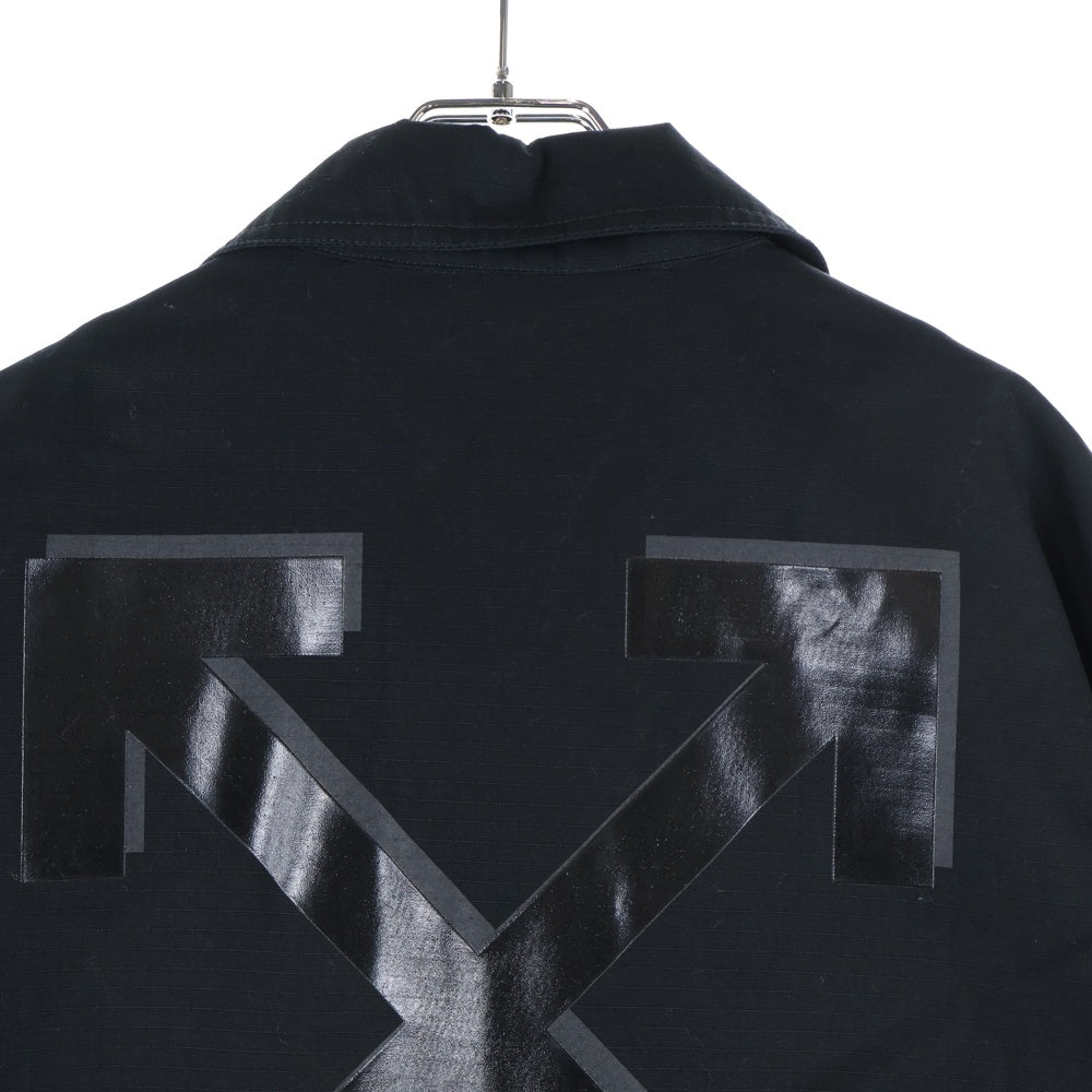 OFF-WHITE(オフホワイト) 21AW ARROW FIELD JACKET アローフィールド ミリタリージャケット ブラック OMEL021F21FAB002