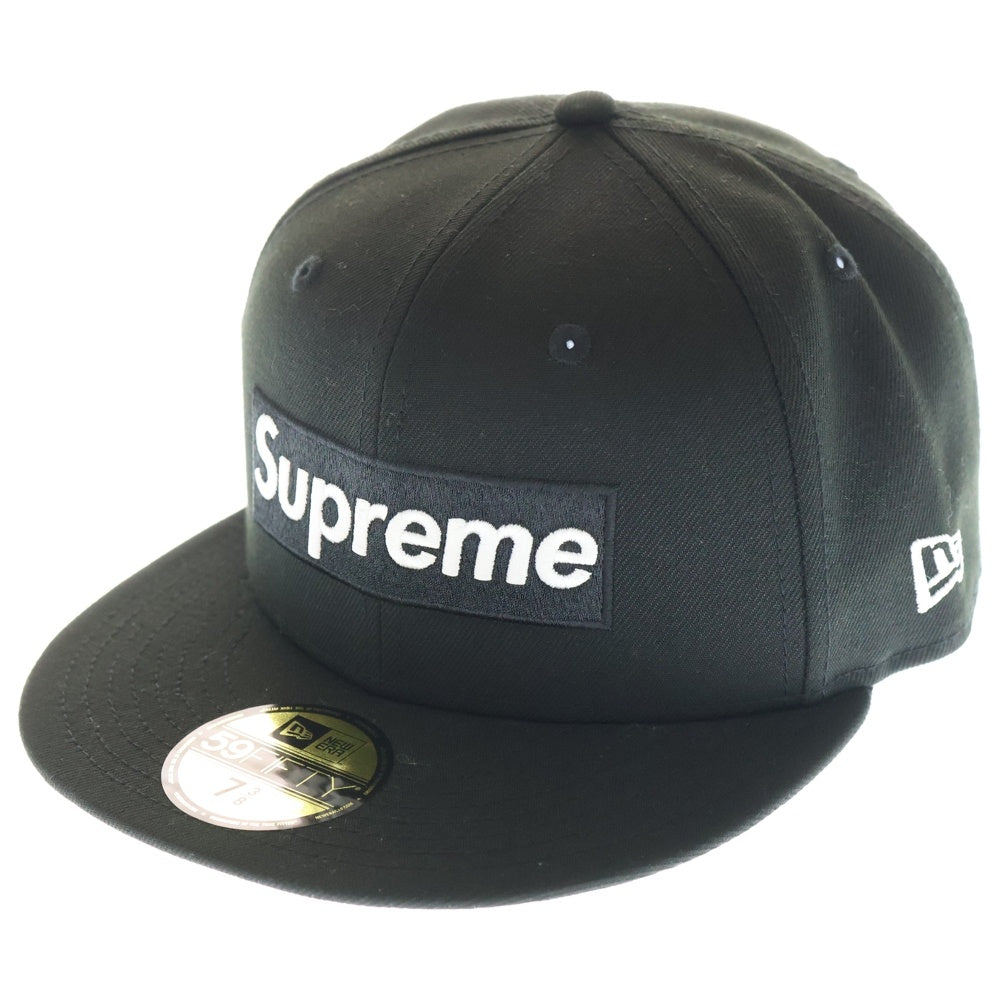 SUPREME(シュプリーム) 25SS ×NEW ERA Championship box logo ニューエラ チャンピオンシップ ボックスロゴ ベースボールキャップ 帽子 ブラック