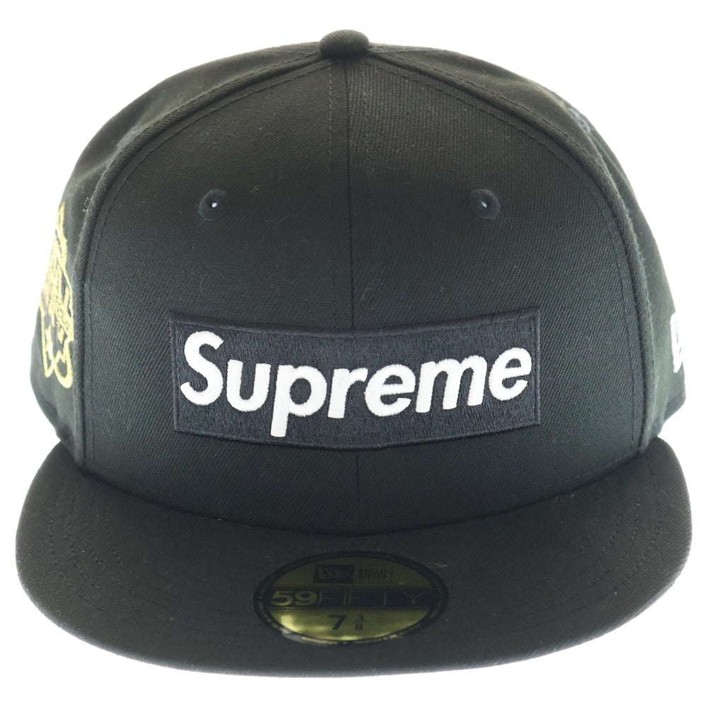 SUPREME(シュプリーム) 25SS ×NEW ERA Championship box logo ニューエラ チャンピオンシップ ボックスロゴ ベースボールキャップ 帽子 ブラック