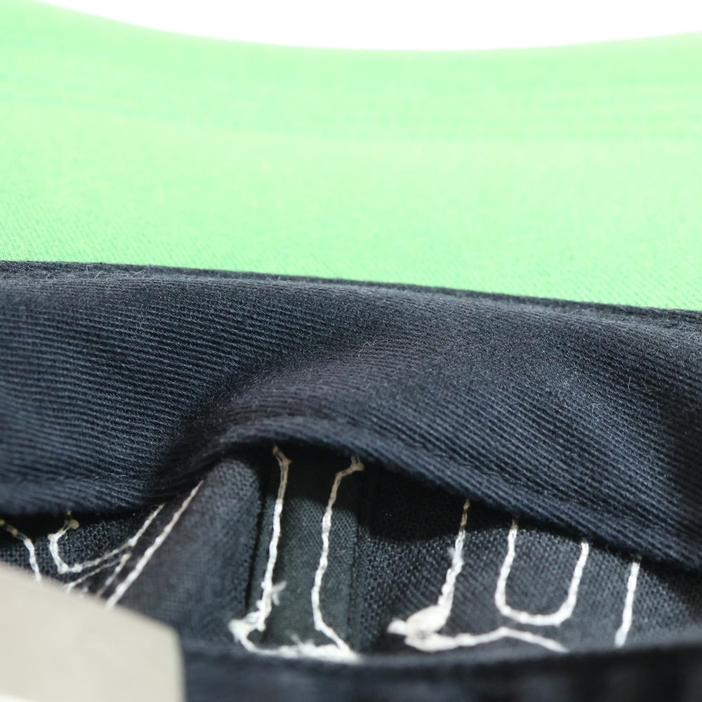 SAINT MICHAEL(セントマイケル) 25SS 6PANEL CAP ロゴエンブロイダリー 6パネルキャップ 帽子 ブラック SM-HR8-0000-079