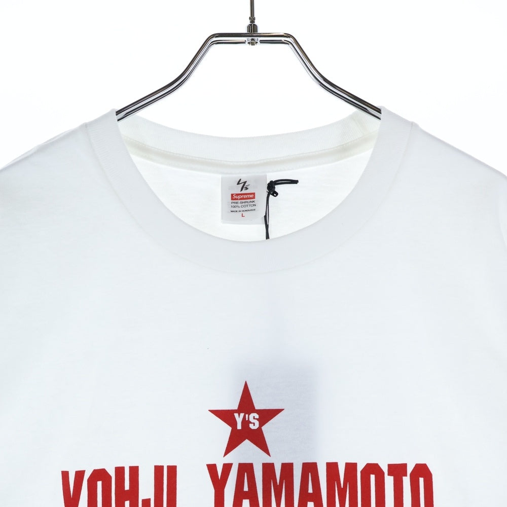 SUPREME(シュプリーム) 25AW Y's by Yohji Yamamoto Star Tee ワイズ ヨウジ ヤマモト スター ロゴプリント クルーネック半袖Tシャツ カットソー ホワイト