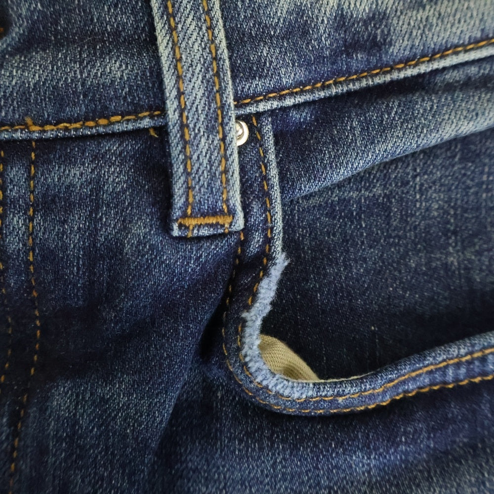 AMIRI(アミリ) クラッシュ加工 スキニー デニムパンツ インディゴ