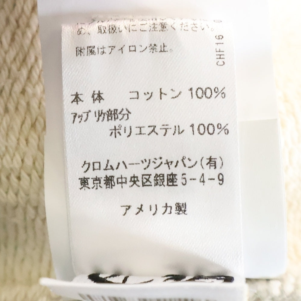 CHROME HEARTS(クロムハーツ) Y NOT CH Applique Embroidery ワイノット CHアップリケ 刺繍 スウェットショーツ ハーフパンツ グレー