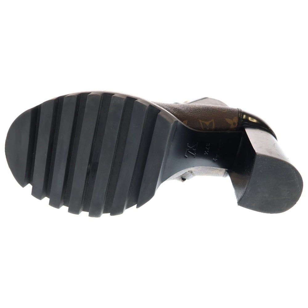 LOUIS VUITTON(ルイヴィトン) スタートレイル ライン モノグラム アンクルブーツ ブラック/ブラウン MA0222 レディース