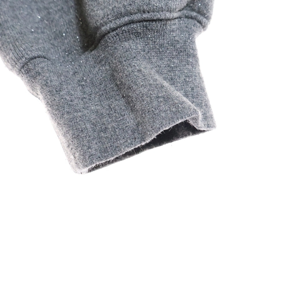 ALEXANDER WANG(アレキサンダーワン) ロゴエンブロイダリー スウェットプルオーバーパーカー グレー 4CC3232072 レディース