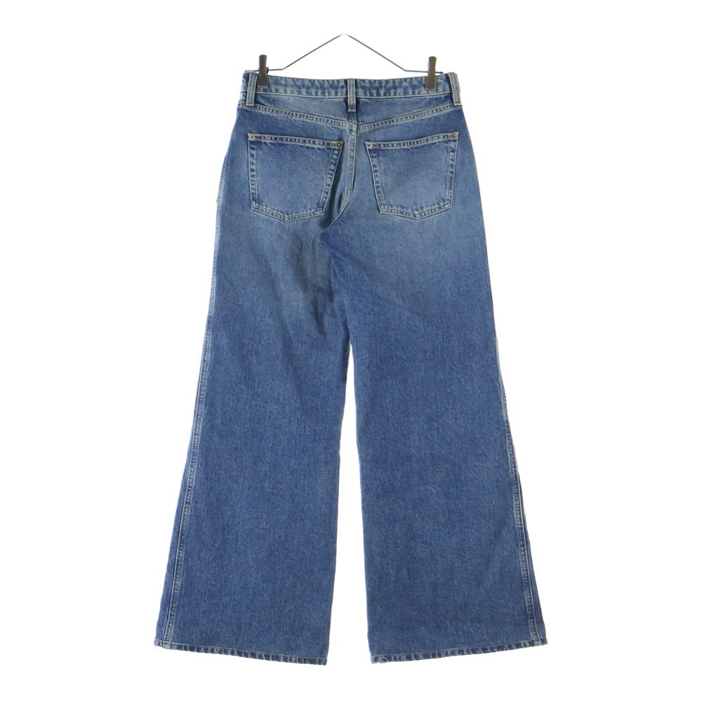 LOUIS VUITTON(ルイヴィトン) 24SS モノグラムパッチ フレアブーツカット デニムパンツ インディゴ RW241WW GM1 FQPX40 レディース