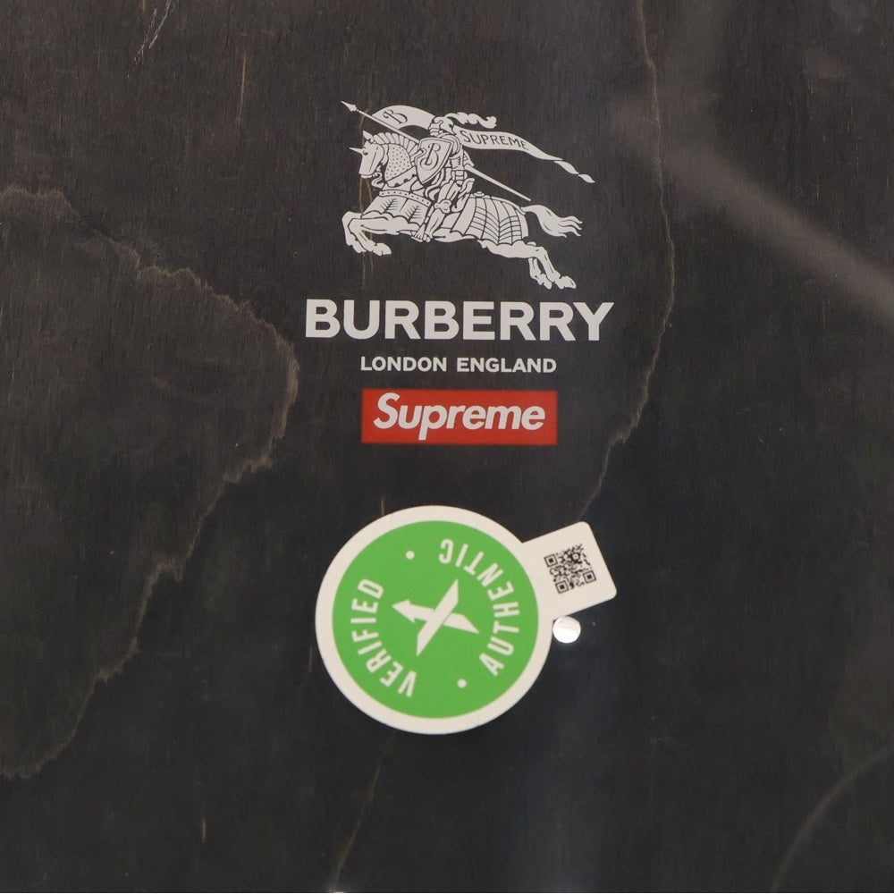SUPREME(シュプリーム) 22SS ×Burberry Skateboard Deck バーバリー スケートボード デッキ ブラウン/ブラック
