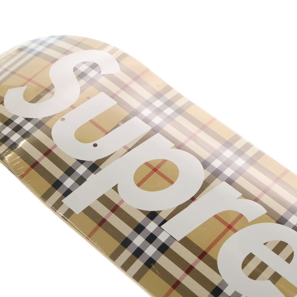 SUPREME(シュプリーム) 22SS ×Burberry Skateboard Deck バーバリー スケートボード デッキ ブラウン/ブラック