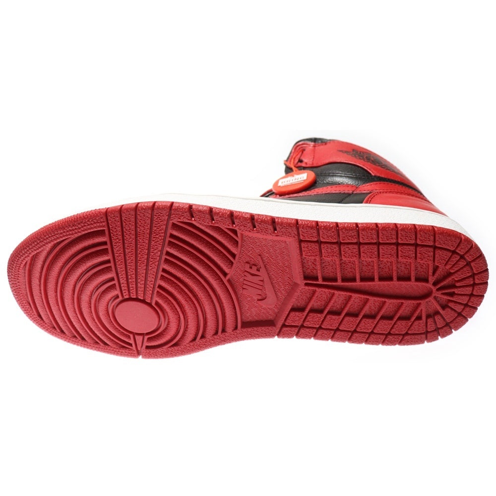 NIKE(ナイキ) 【観賞用 2011年製】 AIR JORDAN 1 RETRO HIGH BANNED エアジョーダン1 レトロ バンド ハイカットスニーカー ブラック/レッド US9.5/27.5cm 432001-001