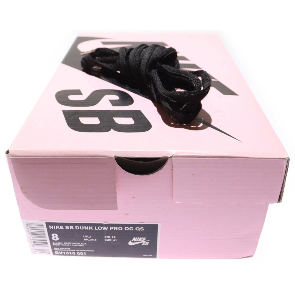 NIKE SB(ナイキエスビー) ×DIAMOND SUPPLY DUNK LOW PRO OG QS ダイヤモンド サプライ ダンク ローカットスニーカー ブラック US8/26cm BV1310-001