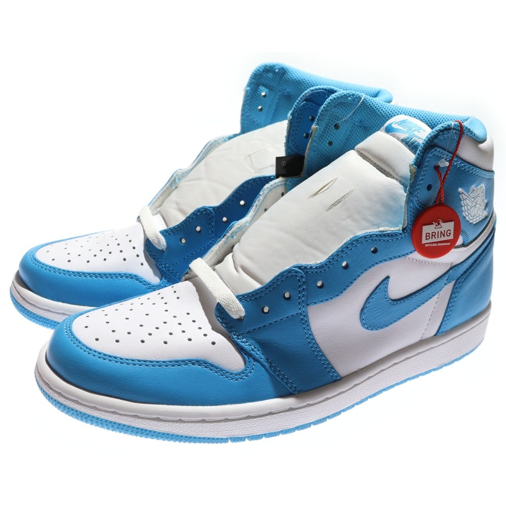 NIKE(ナイキ) AIR JORDAN1 RETRO HIGH UNC エアジョーダン1 ノースカロライナ ハイカットスニーカー ブルー/ホワイト US10/28cm 555088-117