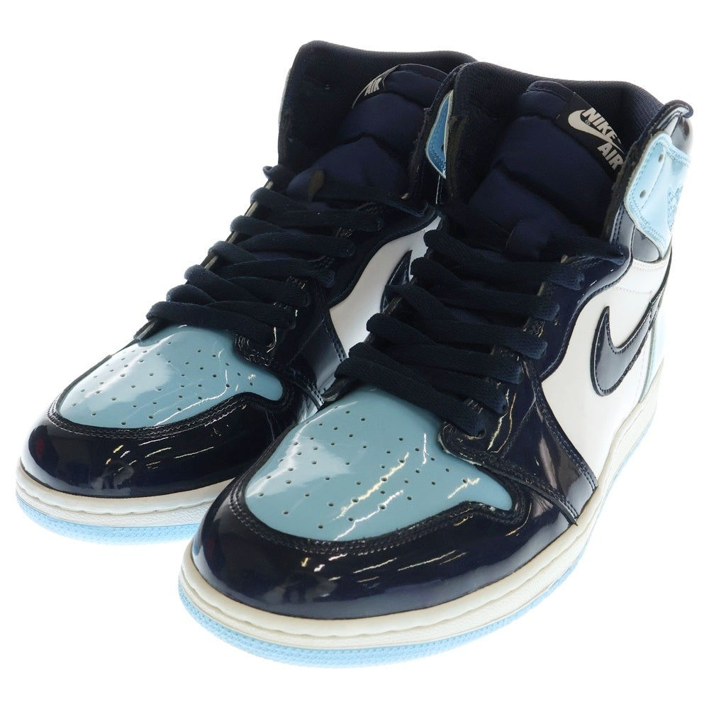 NIKE(ナイキ) WMNS AIR JORDAN 1 HIGH OG BLUE CHILL ウィメンズ エアジョーダン1 ブルーチル スニーカー ブルー/ホワイト US12/29cm CD0461-401